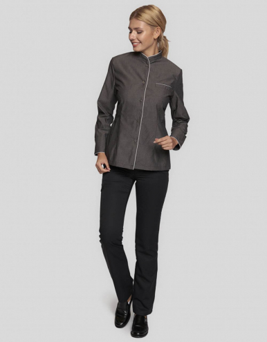 Jacke Pistoia Lady Melange - dunkelgrau-melange